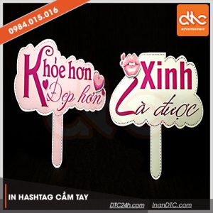 In hashtag cầm tay giá rẻ hcm